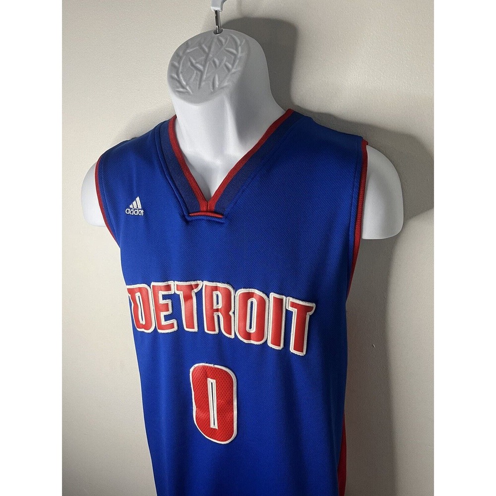 Adidas Detroit Pistons Andre Drummond Jersey Size Large +2 Swingman